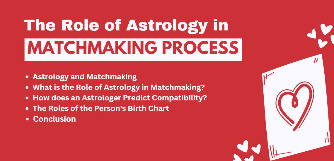 Role of Astrology in Matchmaking